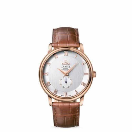 Omega De Ville Prestige Co-Axial 39 Small Seconds Red Gold / Silver 4614.20.02 (46142002)